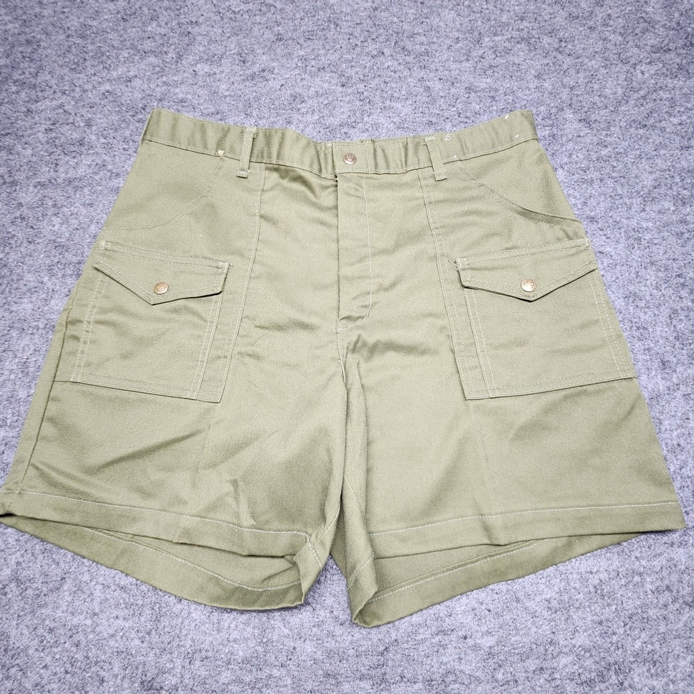 Boy Scouts of America BSA Green Official Uniform Cargo Shorts Mens 38 Scouting